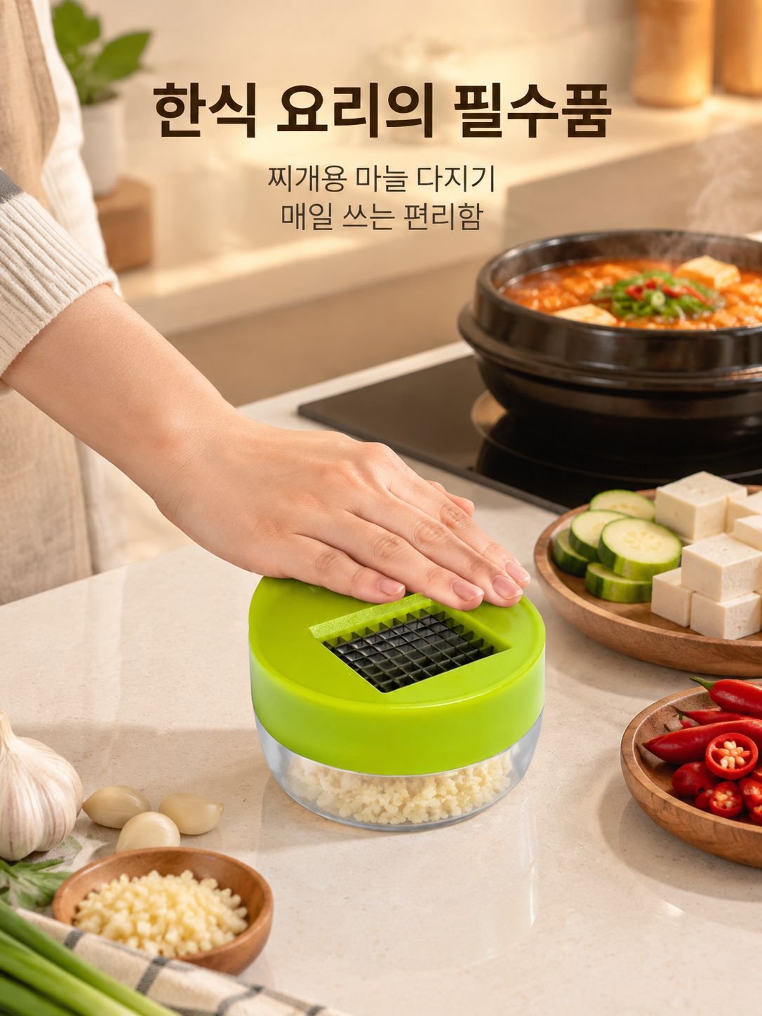 가정용 소형 마늘·생강 다지기
