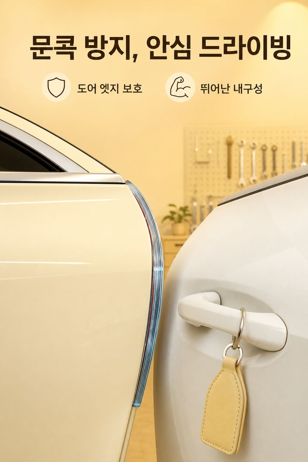 차량 외관을 돋보이게 하는 창문 크롬 몰딩