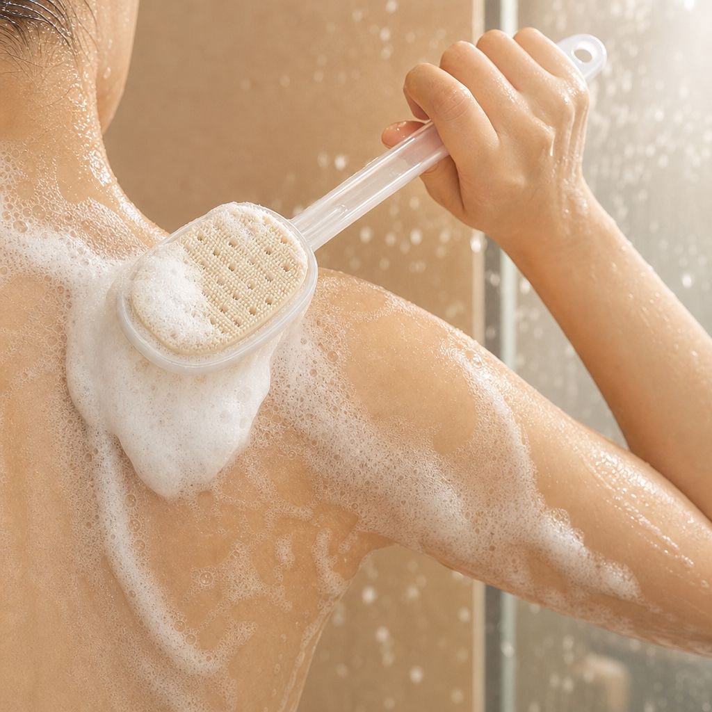 Soft silicone bristles for gentle exfoliation