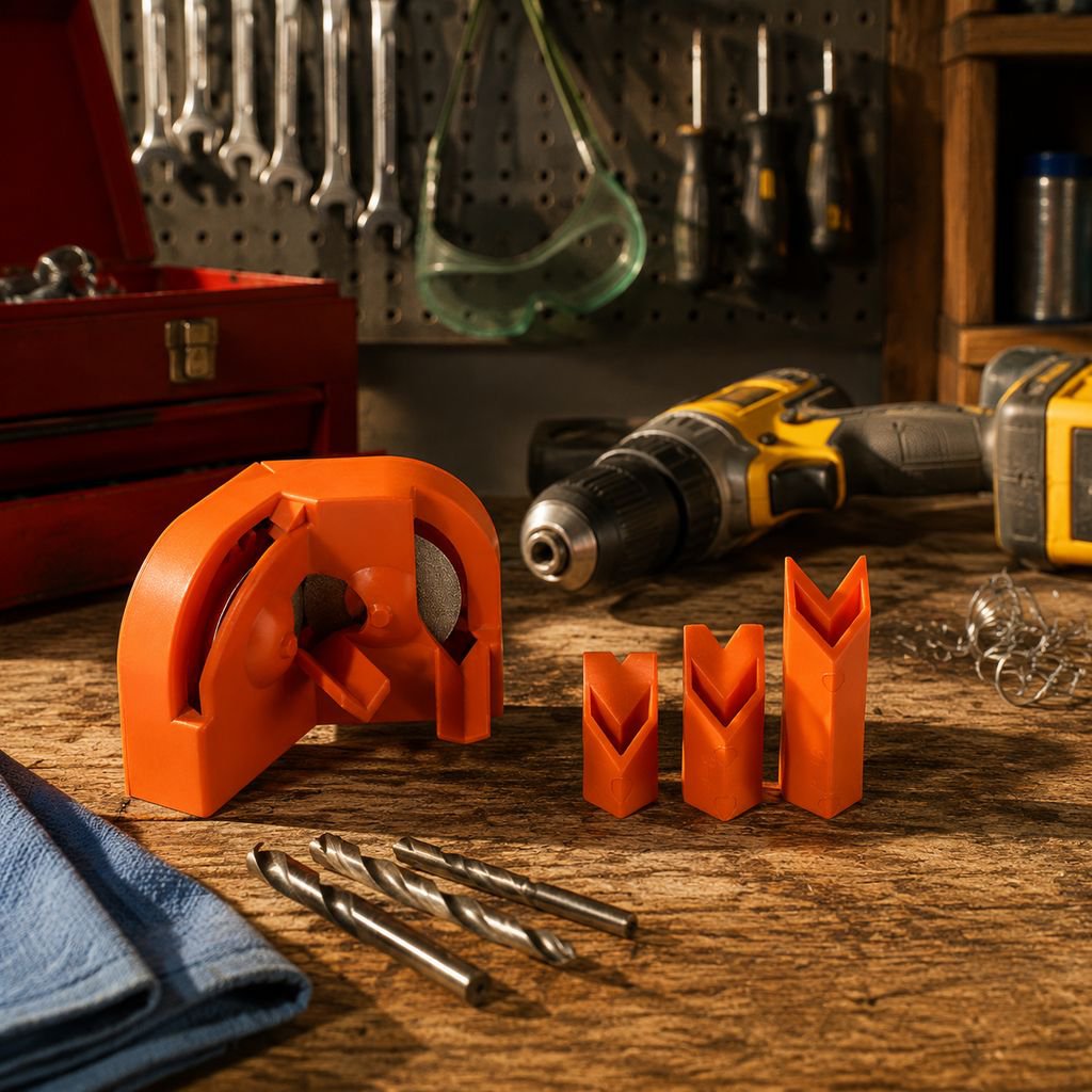 Portable drill bit grinder, new wrench, drill bit sharpener, grinding wheel, drill bit holder