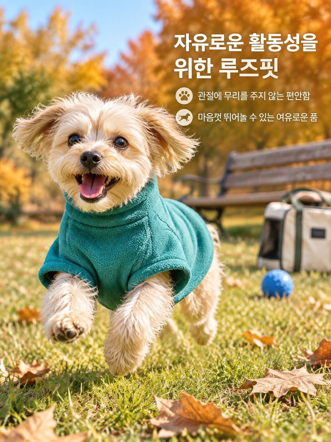 소형견과 고양이 모두 착용 가능한 반려동물 후드티