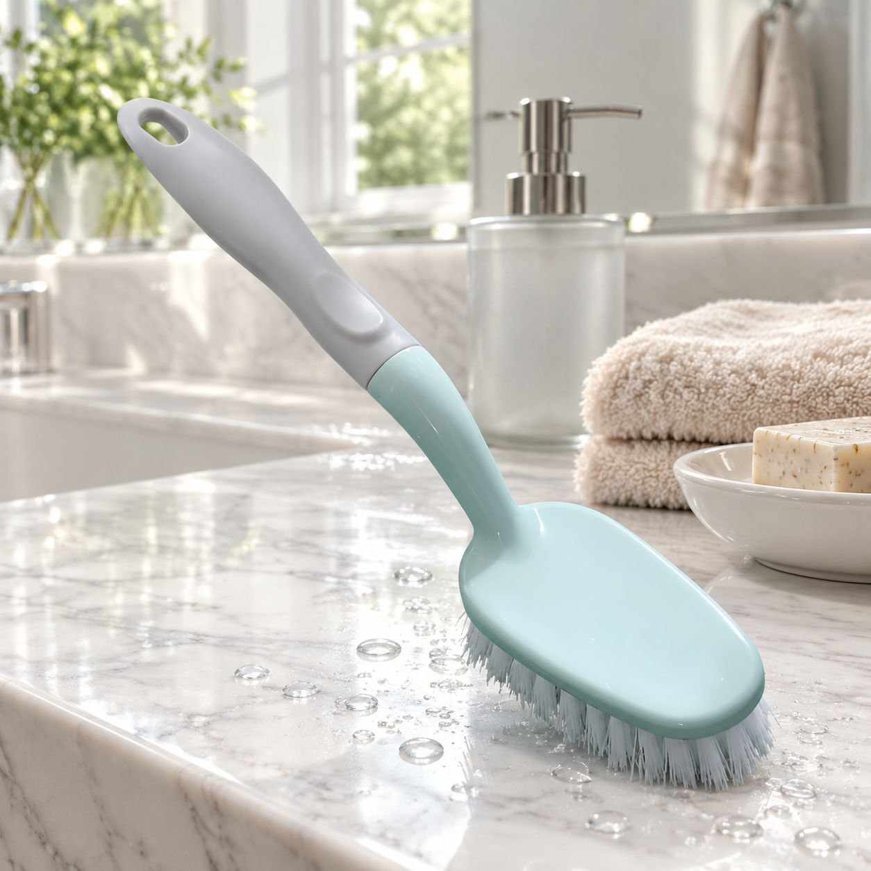 Toilet Tile Cleaning Brush Square Multi-functional Bathtub Brush Wall Stain Remover Brush