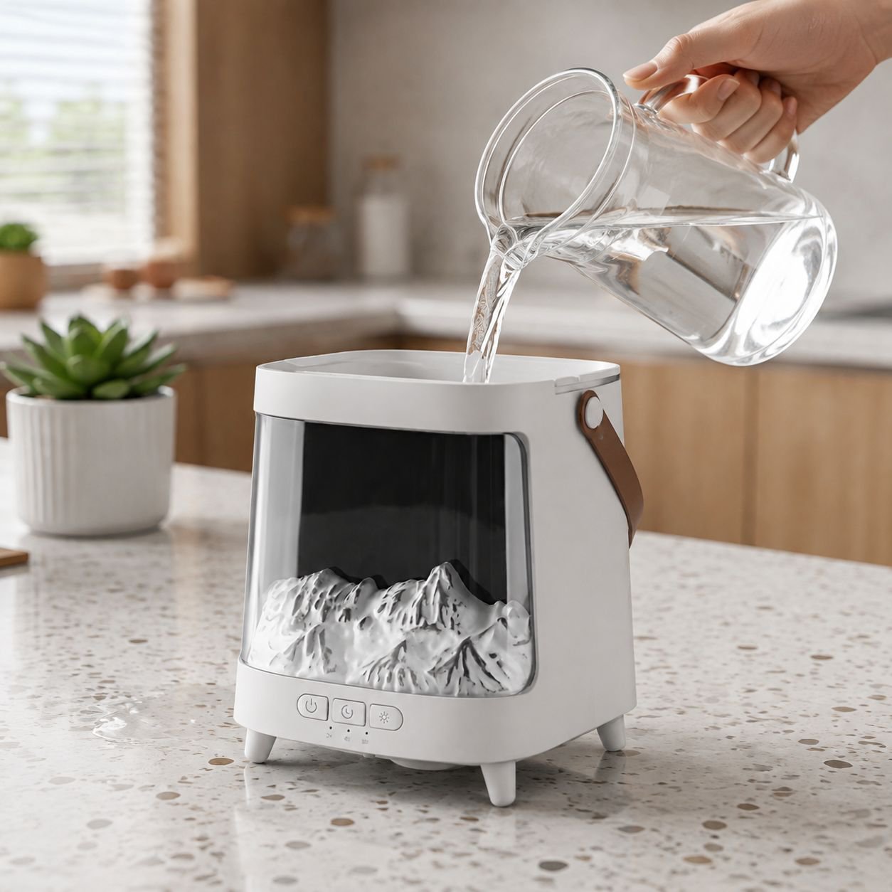 Aromatherapy humidifier for improved air quality