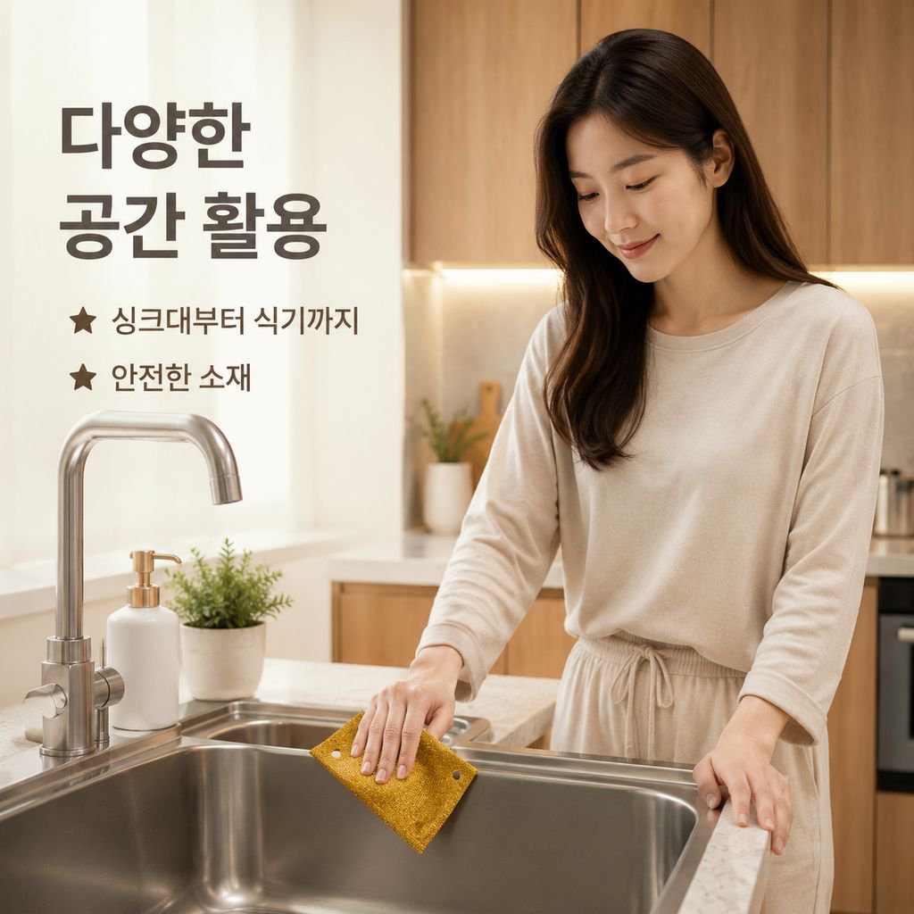 주방용 철망 행주