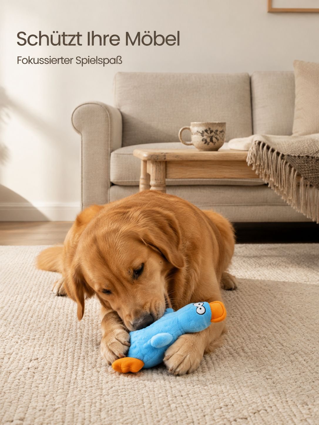 Sicheres und langlebiges Haustierspielzeug mit Sound