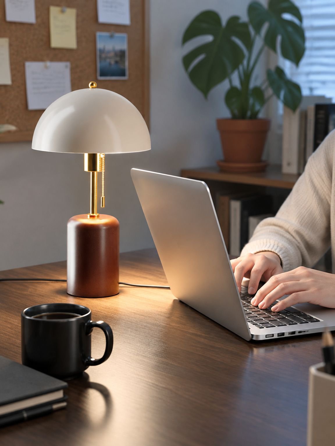 Decorative table lamp for a cozy bedroom