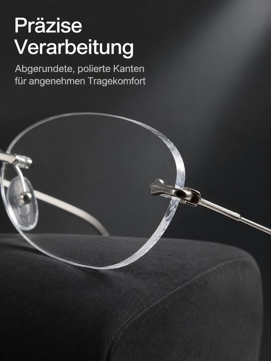 Stilvolle Business-Brille mit photochromen Gläsern