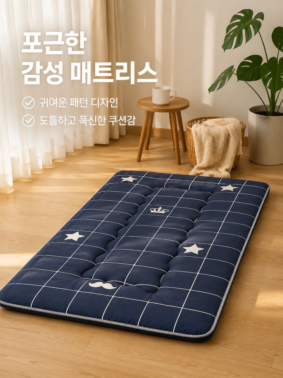 접이식 두꺼운 다다미 매트