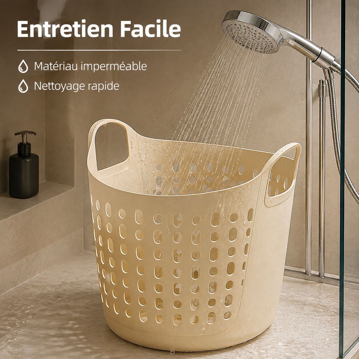 Panier à linge sale grande capacité pour la maison