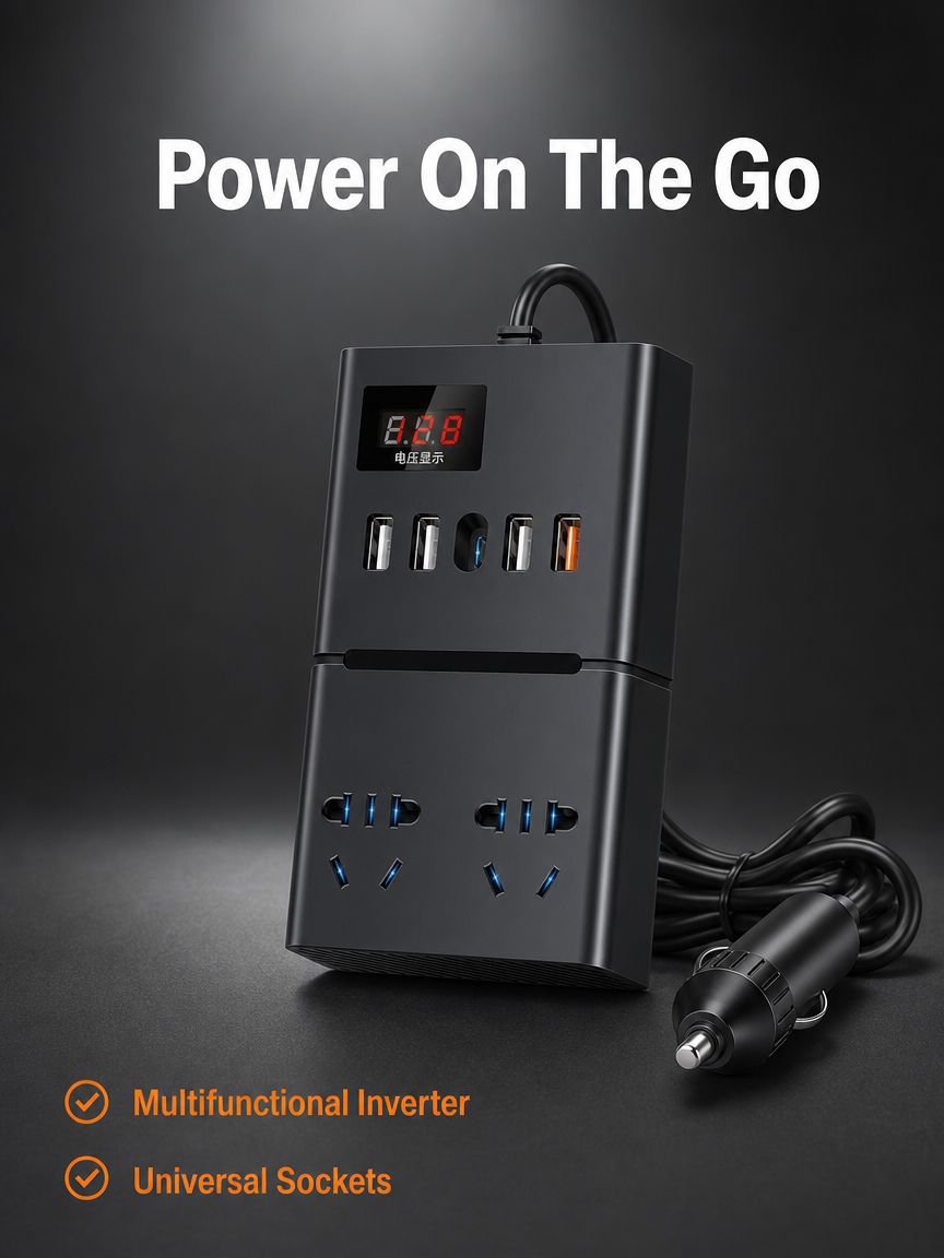 Rechargeable truck lifting car inverter home power converter car charging truck socket