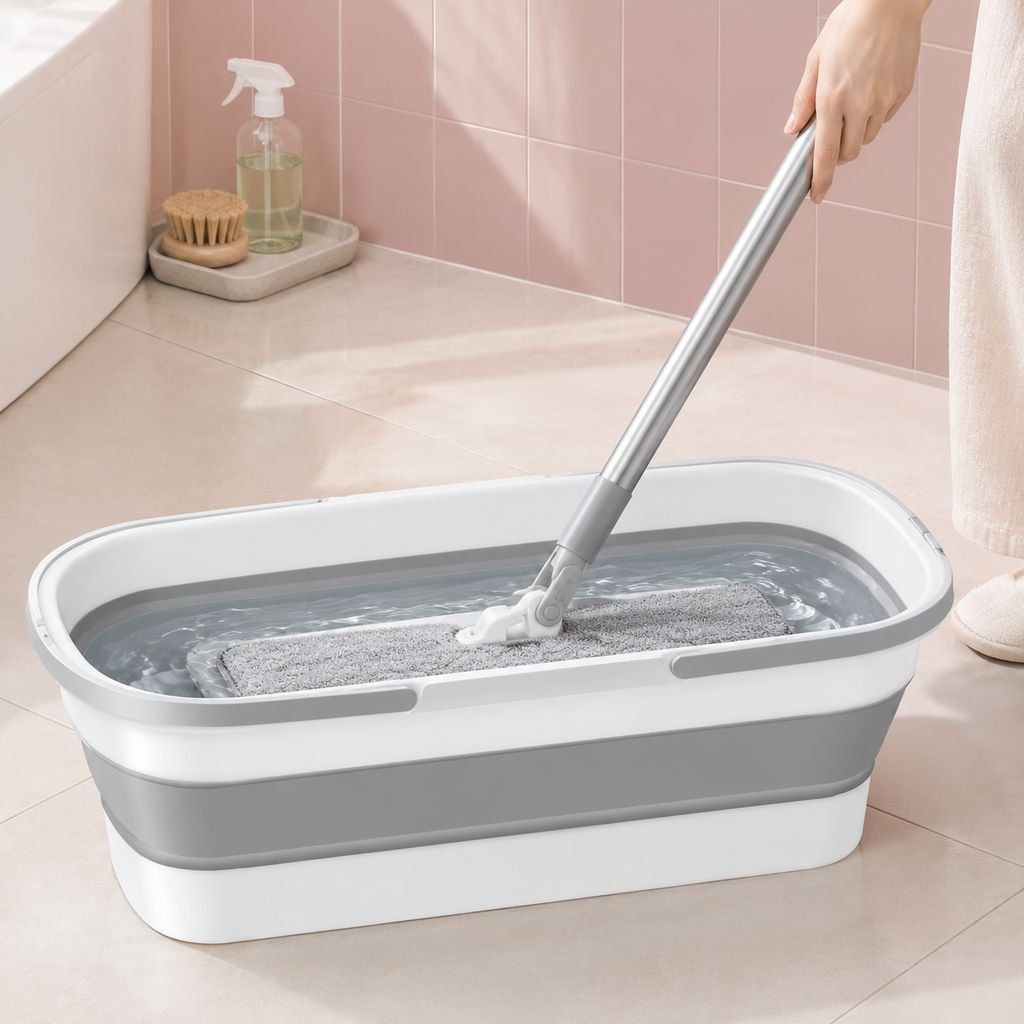 折りたたみモップバケツ 長方形モップバケツ しゃぶしゃぶ平モップ洗面器 大型モップバケツ 洗車バケツ