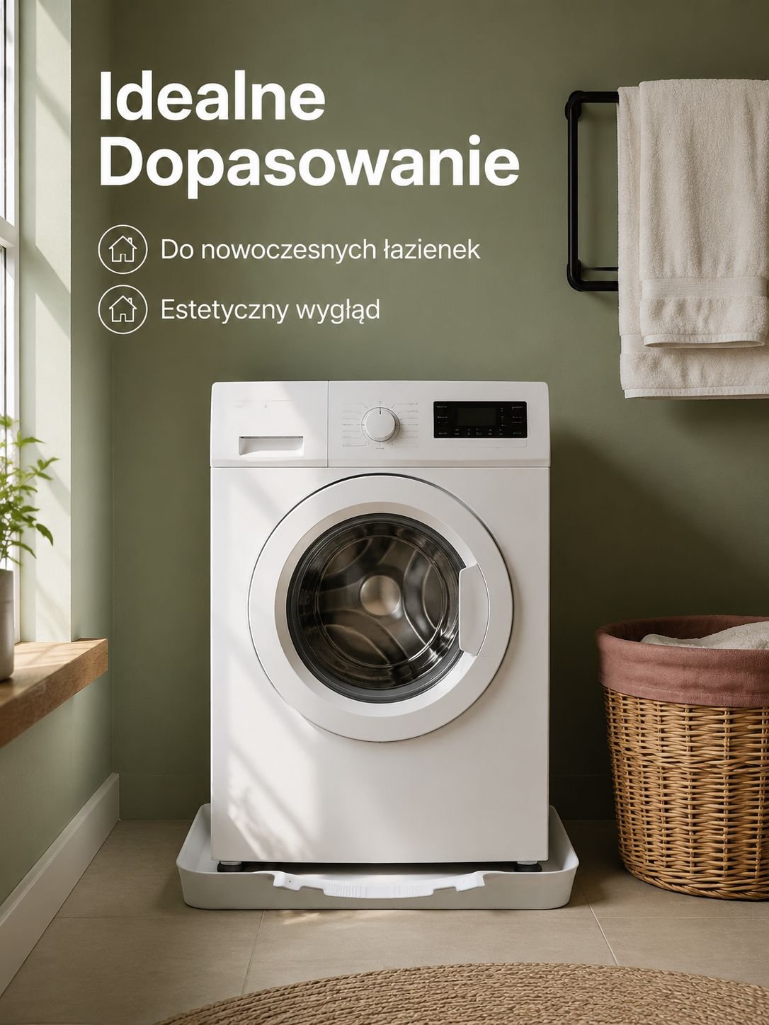 Taca ochronna pod pralkę przeciw zalaniu