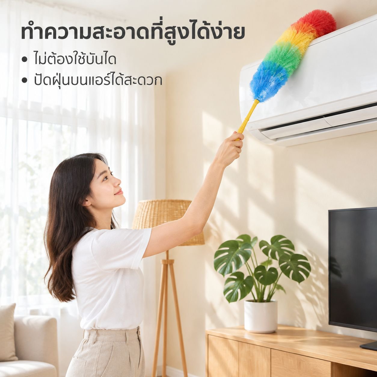 ไม้ปัดฝุ่นสำหรับใช้ในบ้านและรถยนต์