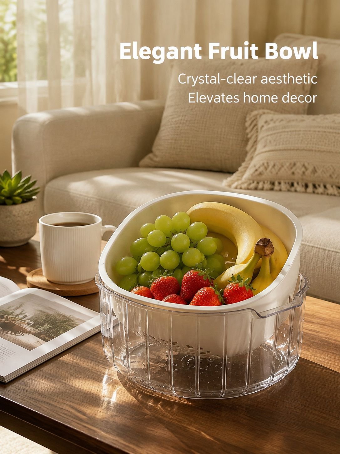 Multipurpose Fruit Drain Basket