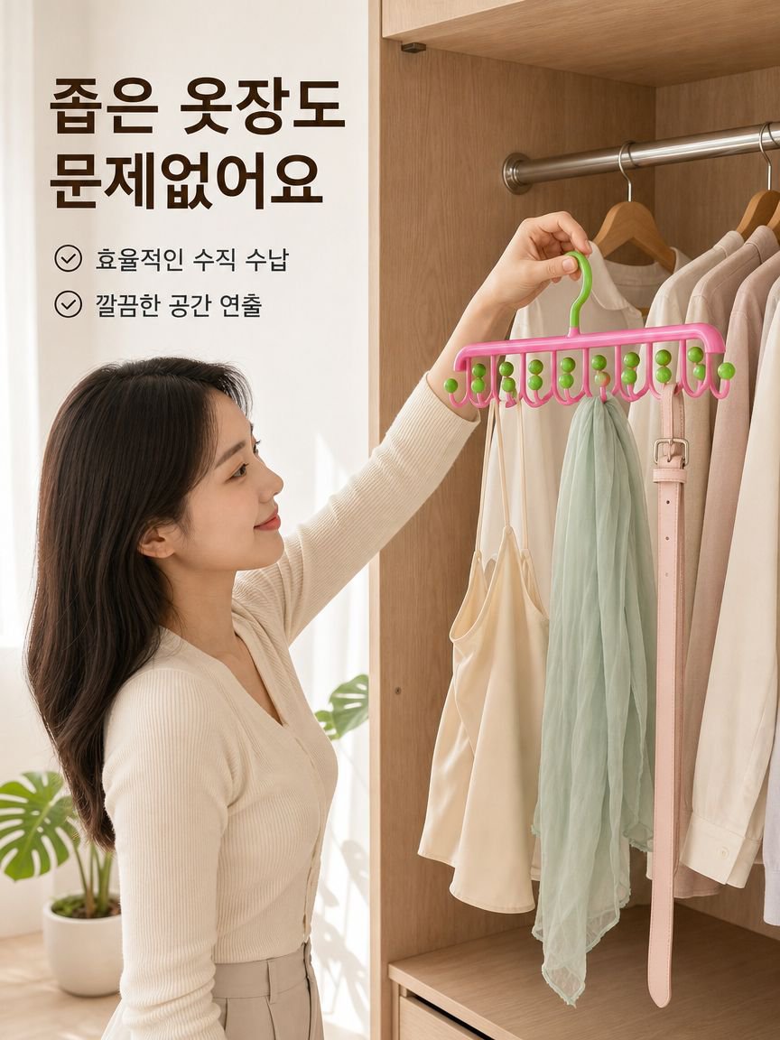 도파민 스타일 다용도 옷걸이