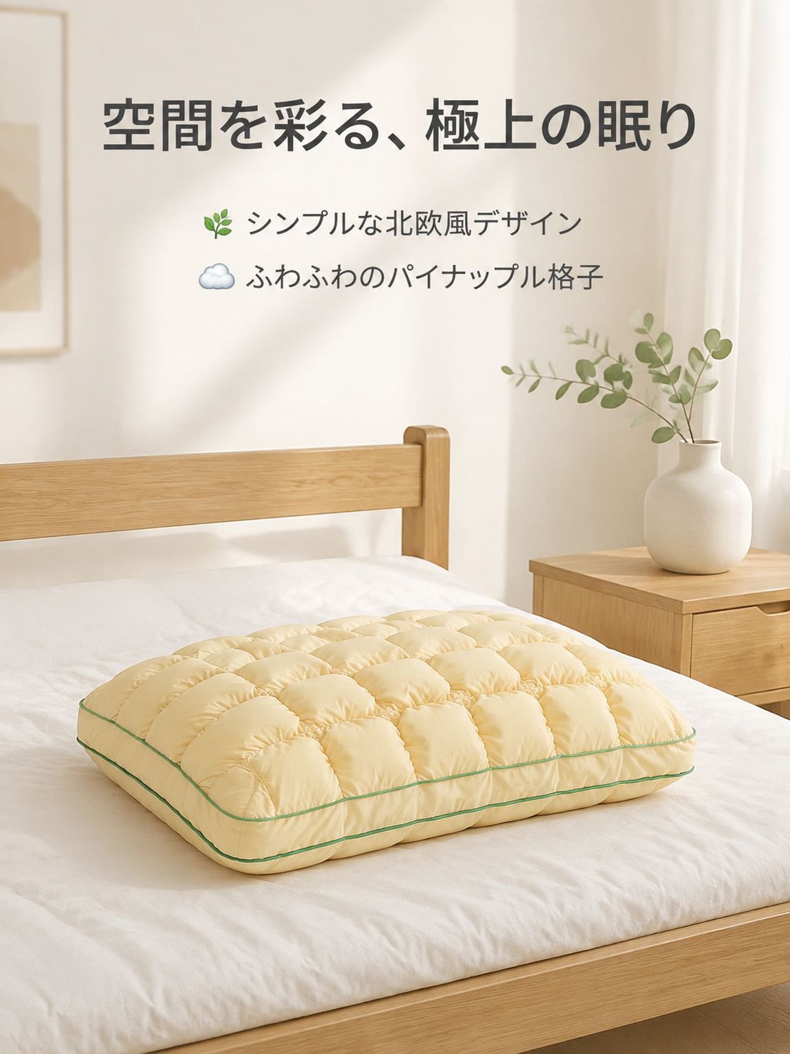 パイナップルクラウドネックピロー
