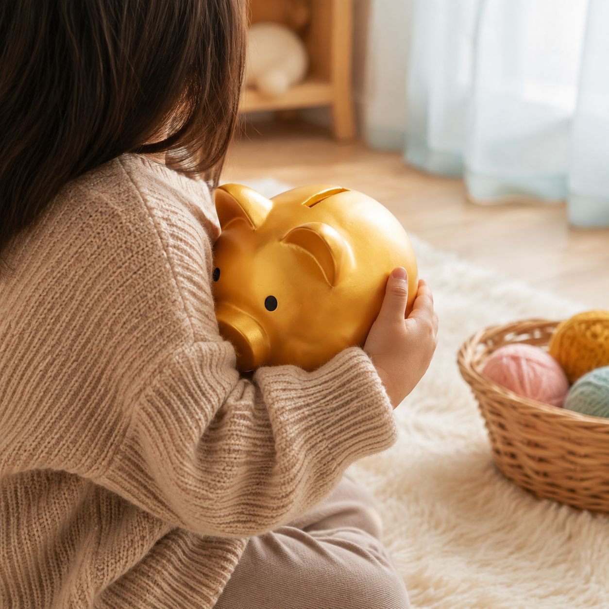 Decorative Savings Bank for Children
