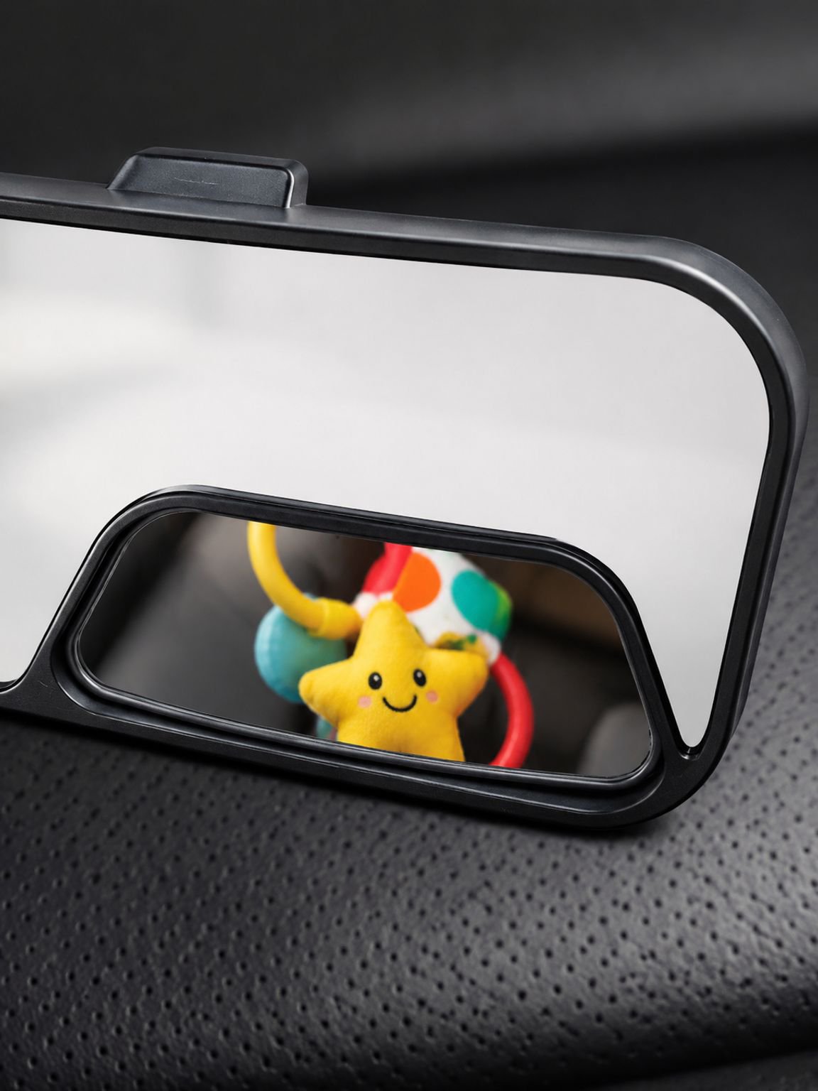 Car rearview mirror with wide field of view, car child observation mirror, rotatable car baby mirror