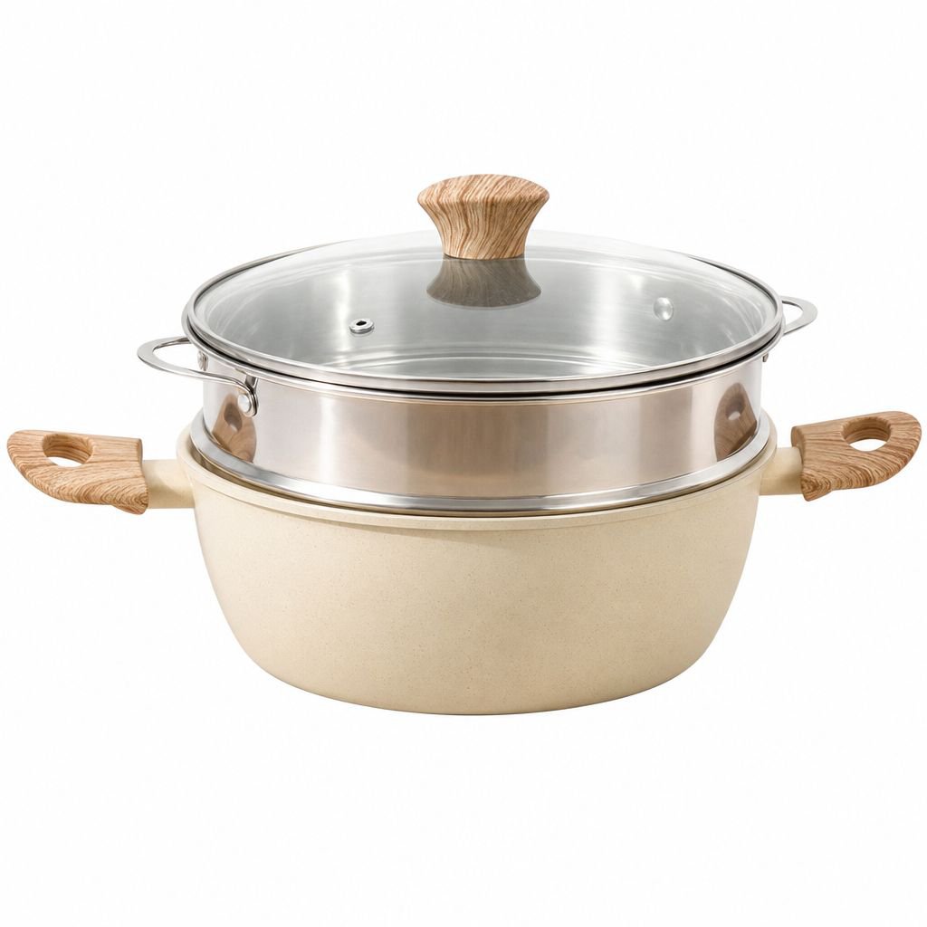 Thickened Multipurpose Visualization Soup Pot Binaural Design Easy to Clean