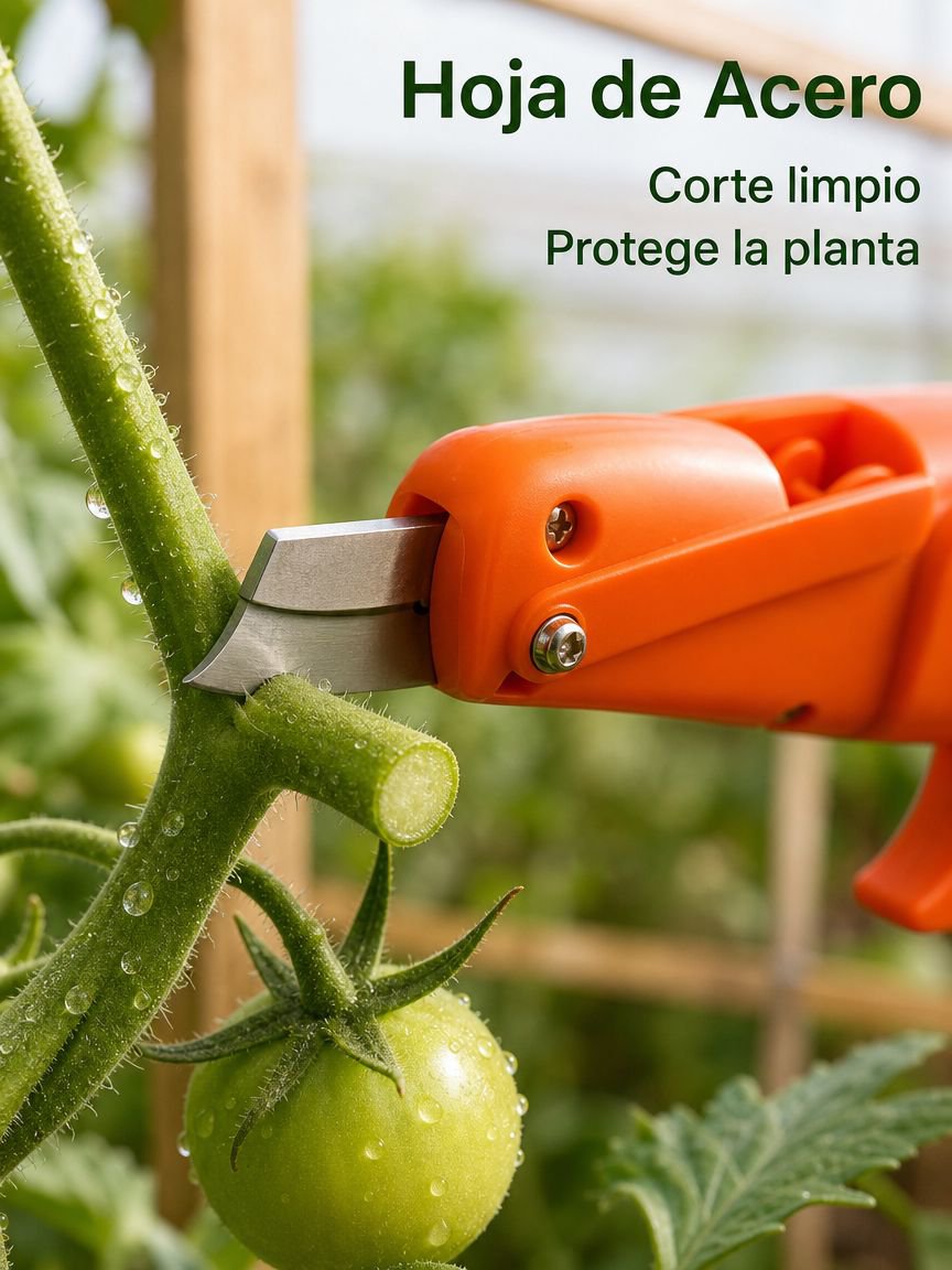 Tijeras de poda y recolección de alta eficiencia para jardinería, aptas para pimientos