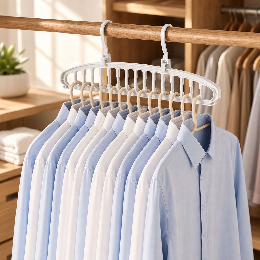 Perchero plegable para el hogar, colgador de ropa de pared con múltiples agujeros