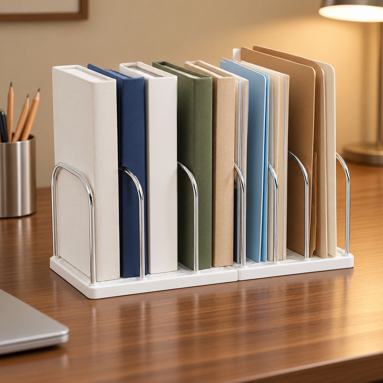 Multi-functional Bookend Storage Box Home Office File and Document Organizer