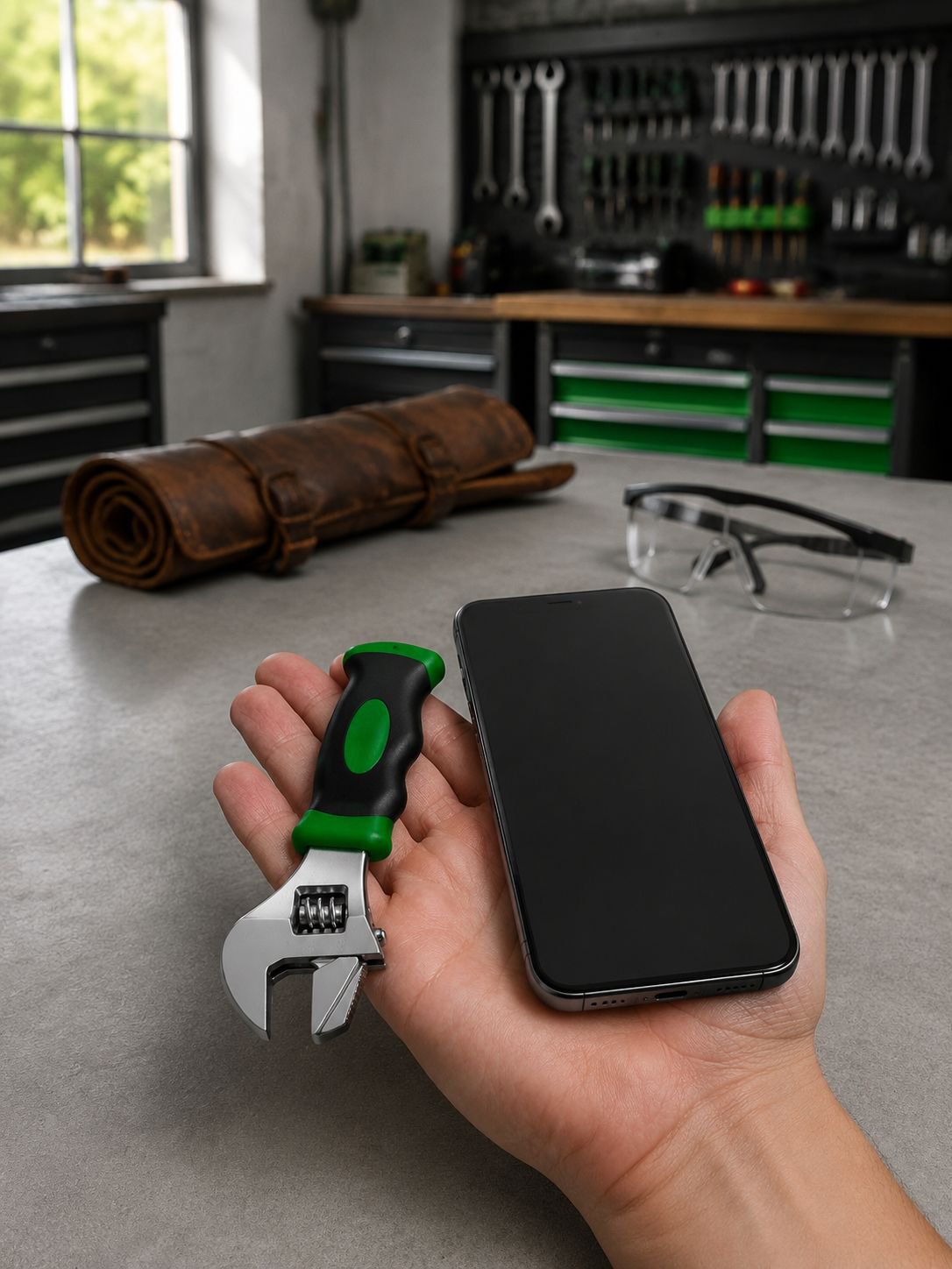 Mini-Werkzeug für Reparaturen an schwer zugänglichen Stellen