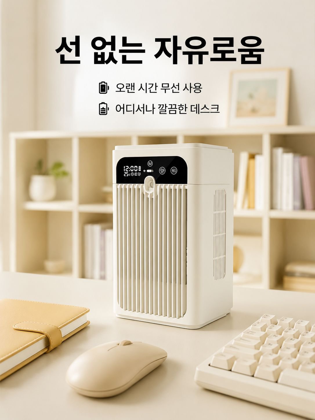 데스크탑 미스트 에어컨 선풍기