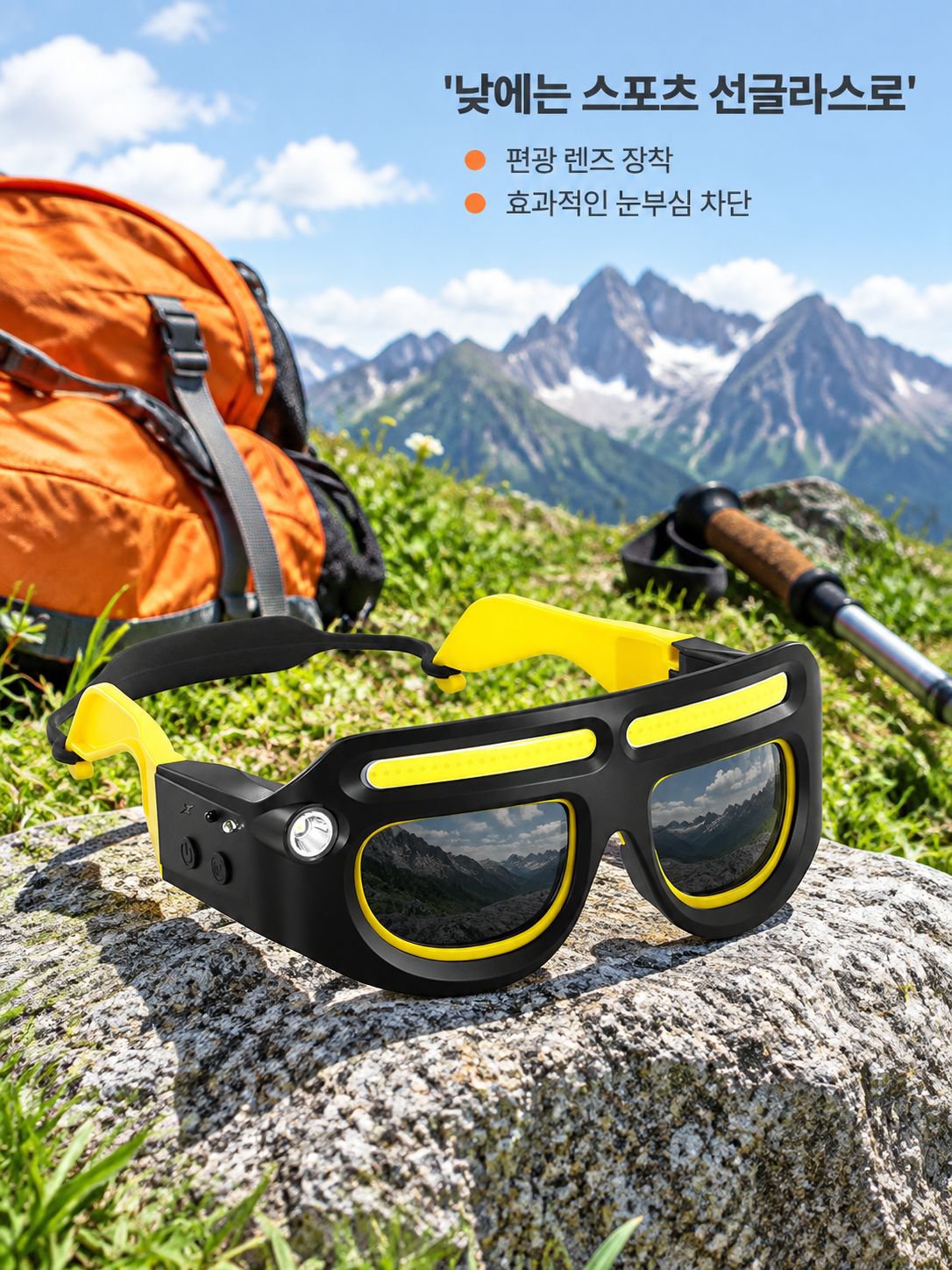 다기능 스마트 아웃도어 헤드램프