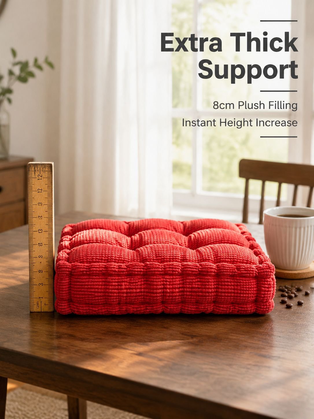Height-increasing buttock pad