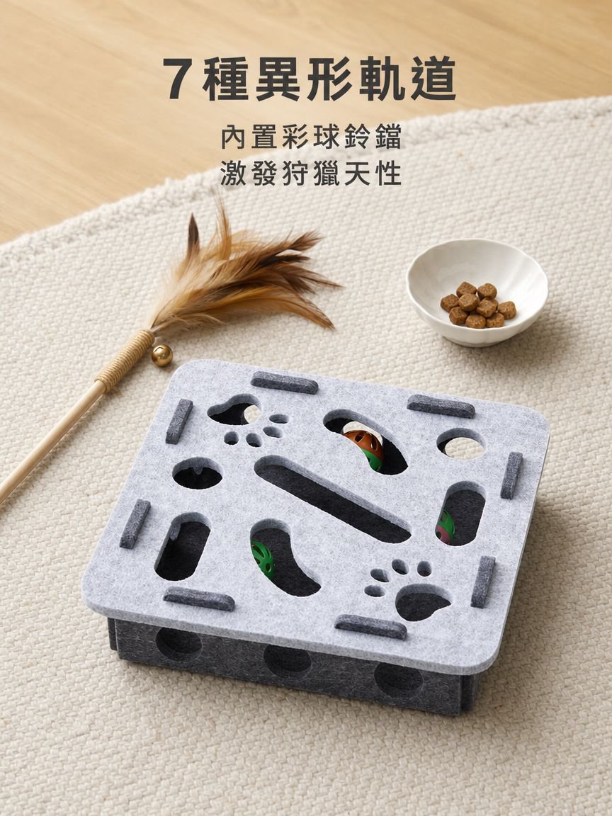 寵物貓用益智解謎玩具