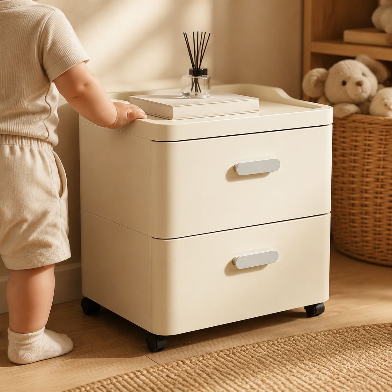 Home storage solution with sleek design