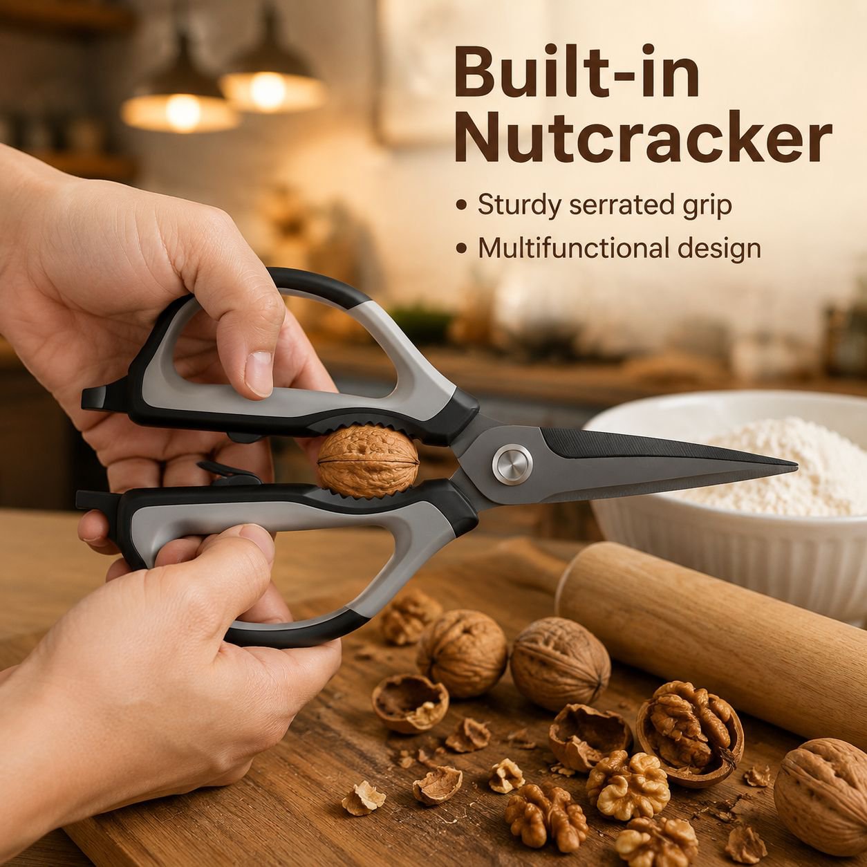 Stainless Steel Multifunctional Chicken Bone Scissors