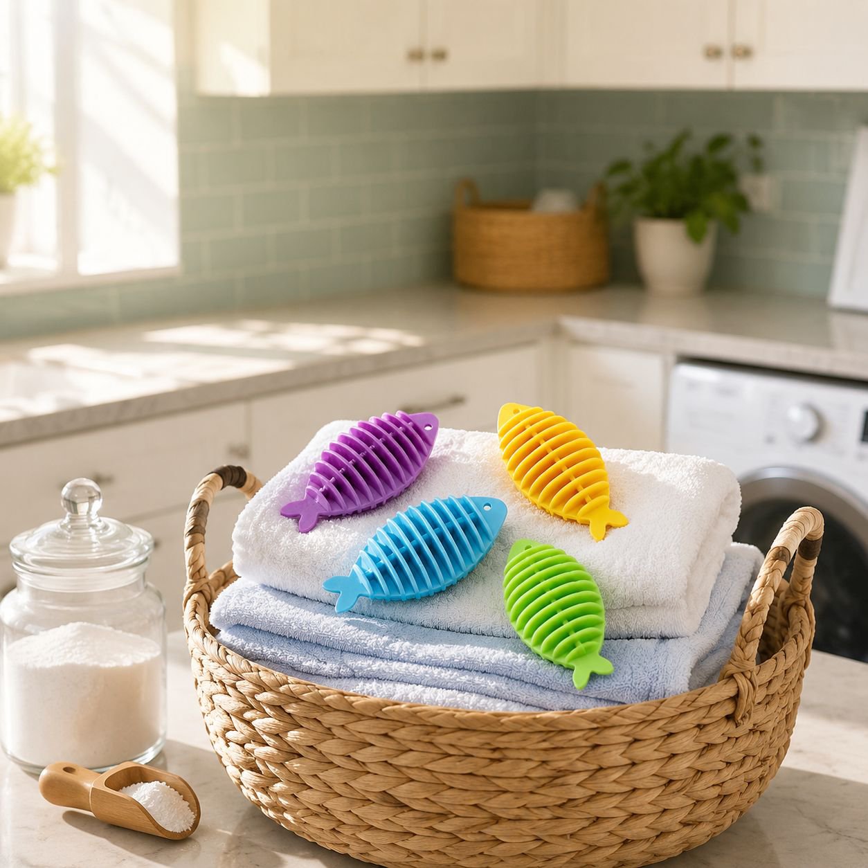 Anti-Knot Powerful Stain Remover Laundry Ball
