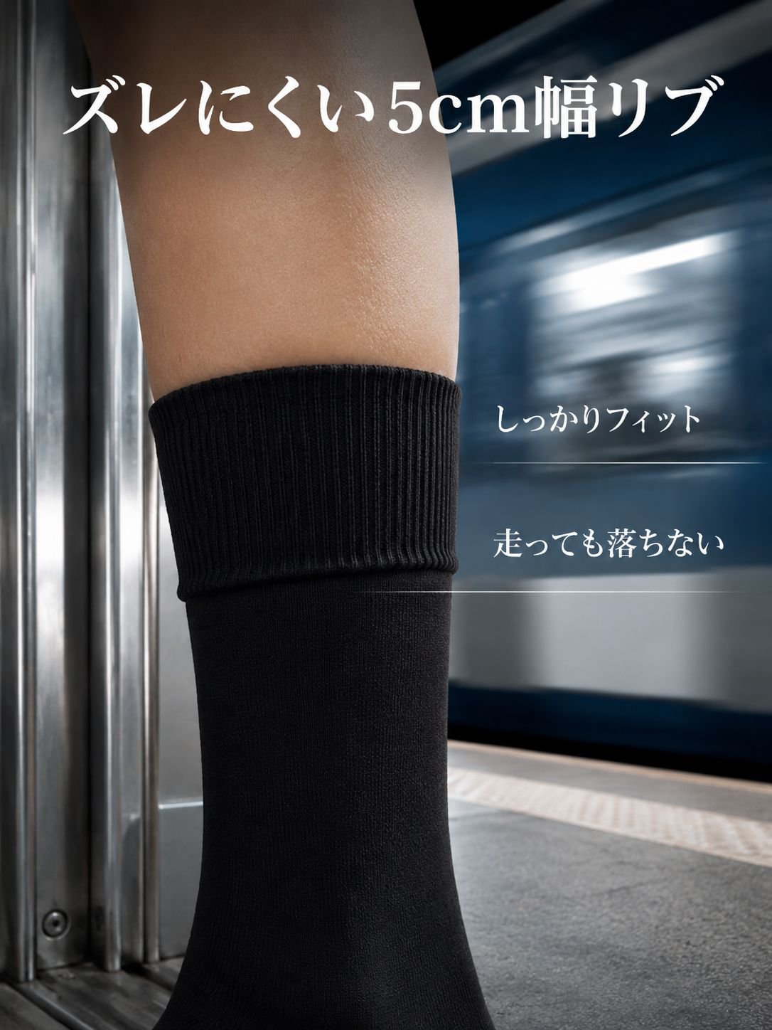 無地のルーズソックス
