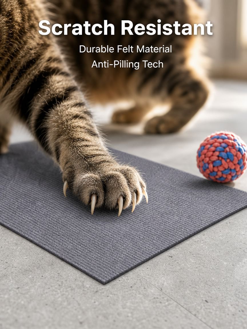 Anti-Stick Cat Litter Mat Carpet
