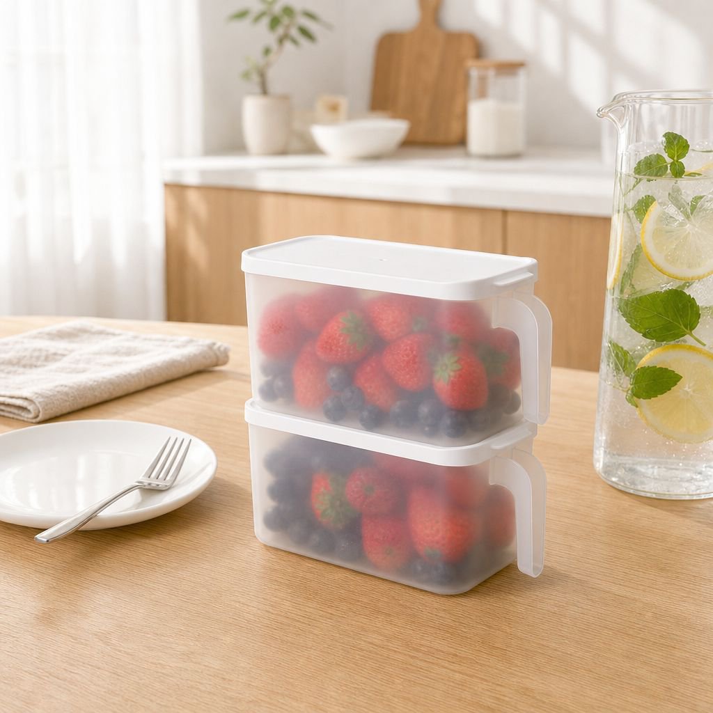 食品グレードの冷蔵庫用保存容器