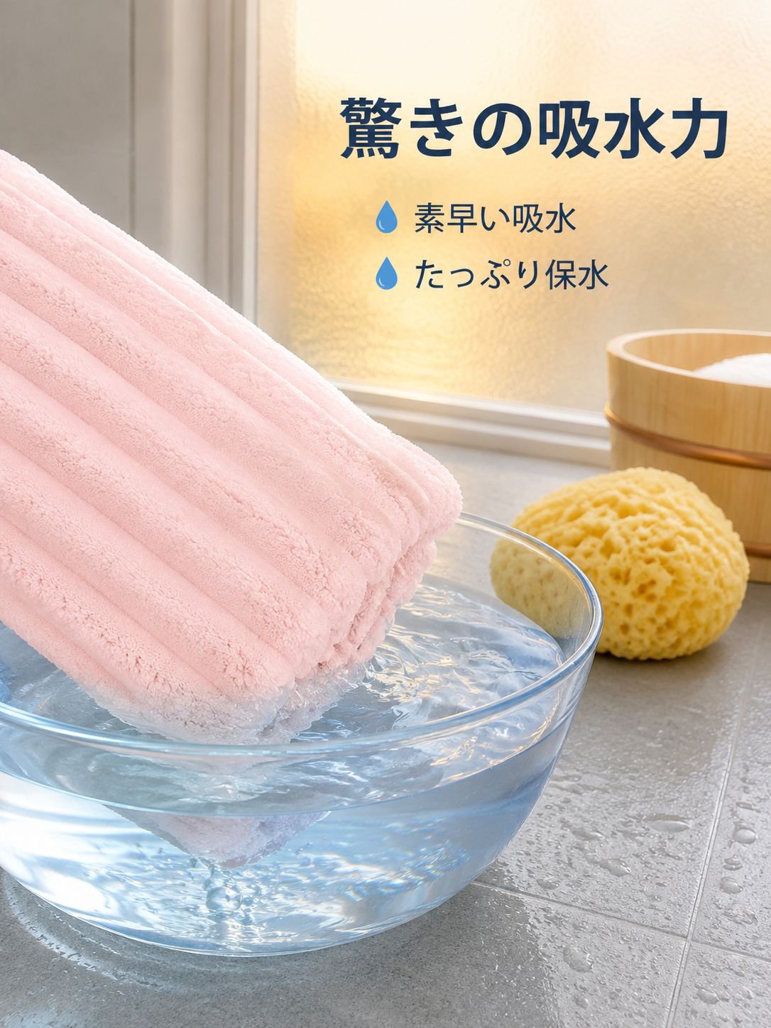 コーラルフリースタオル