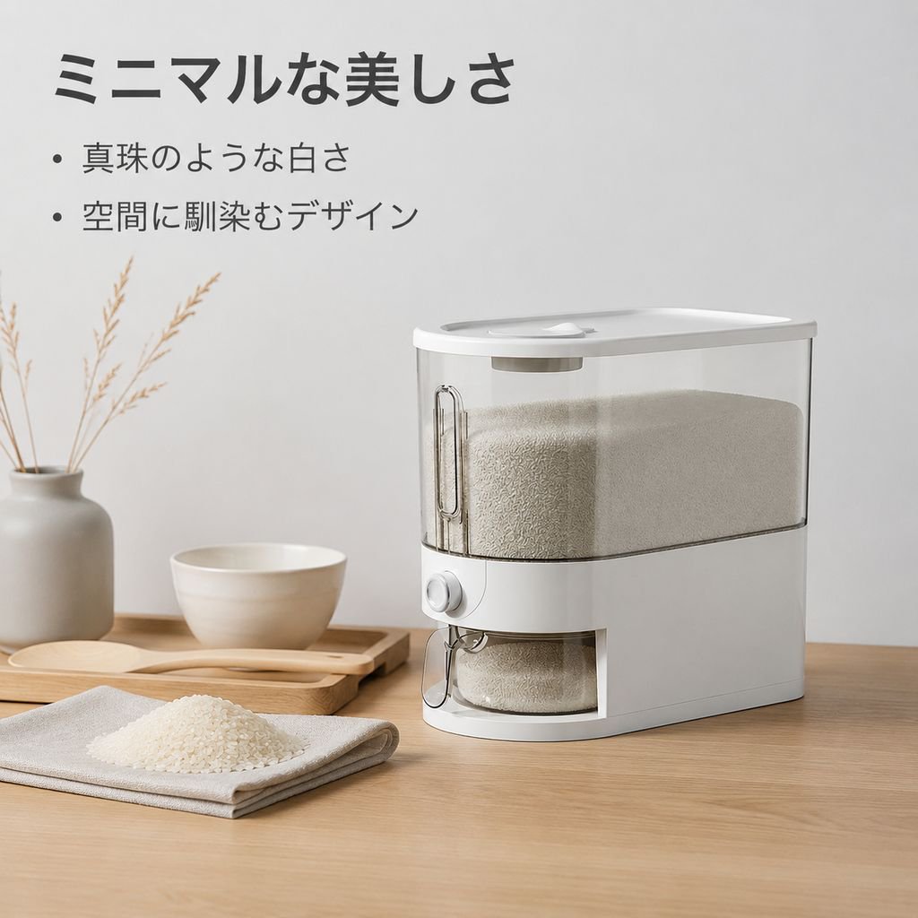 新作家庭用プラスチック米びつ