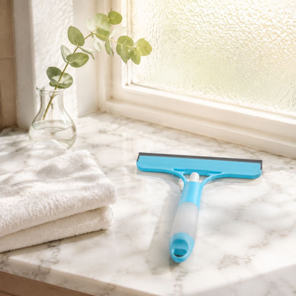 Multi-Functional Bathroom Glass Scraper Cleaner