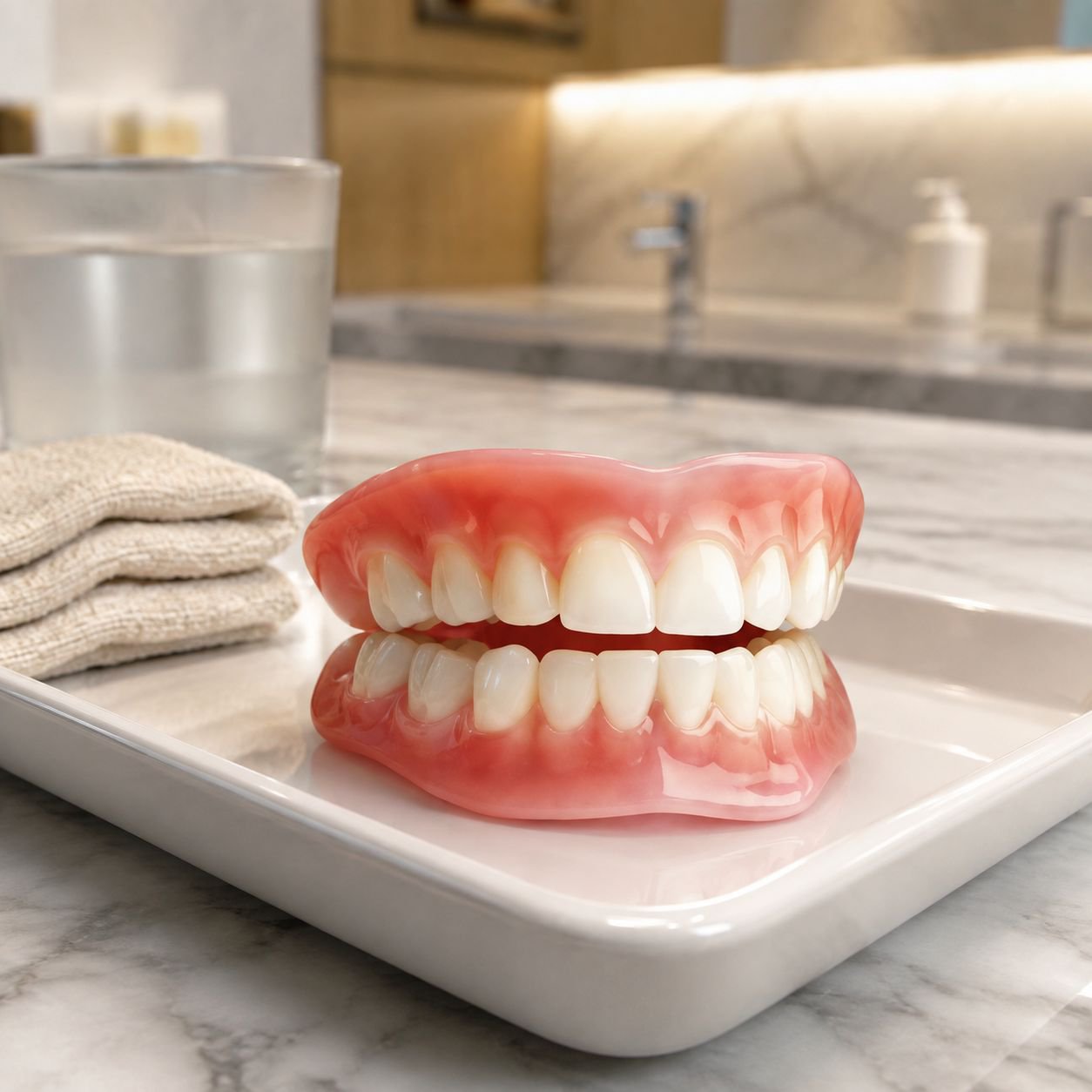 Comfort Fit Full Mouth Dentures front view