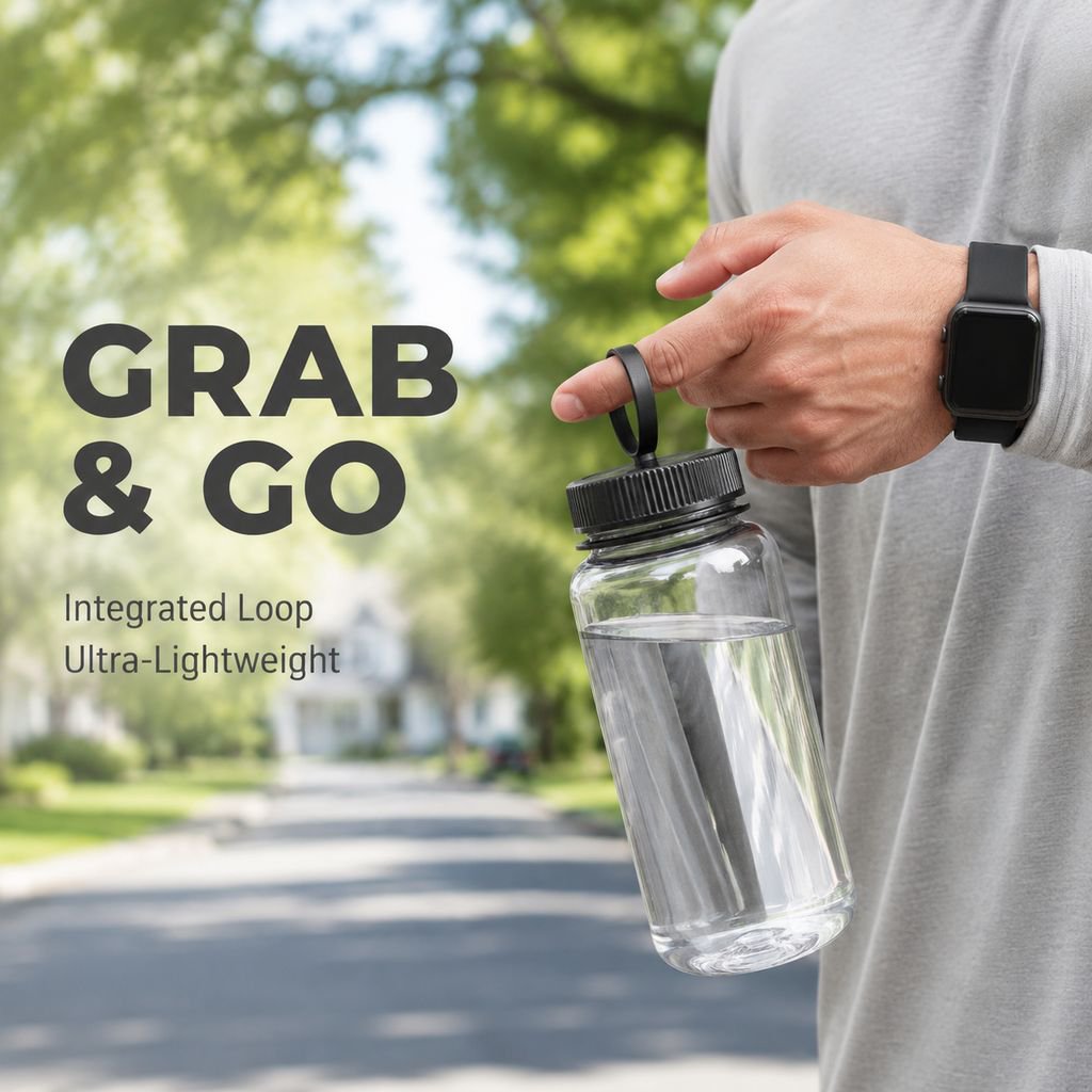 Tritan Plastic Sports Water Bottle