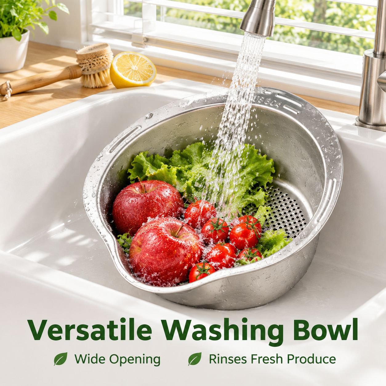 Kitchen Multifunctional Stainless Steel Colander