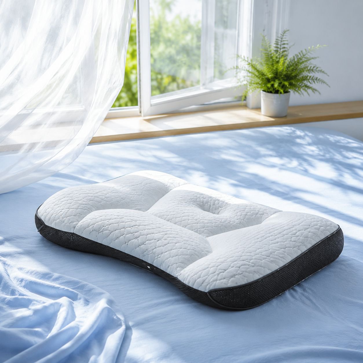 All-Season Black Gold Pillow Core, Breathable Single Pillow
