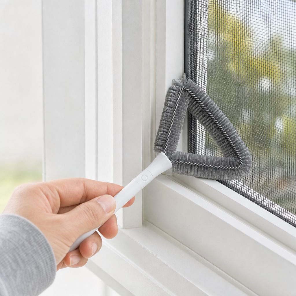 Fenster-Sieb-Bürste, waschbar, ohne Demontage