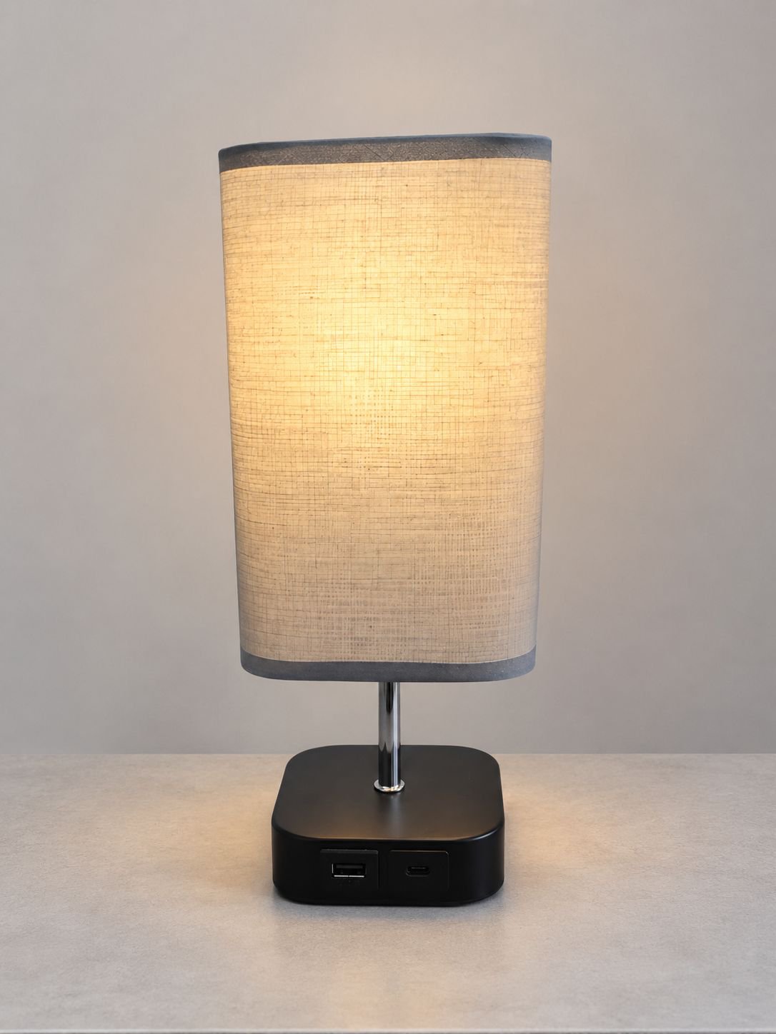 Tischlampe mit Dual-Adapter Hochspannungsaufladung privates Modell dreistufig dimmbar
