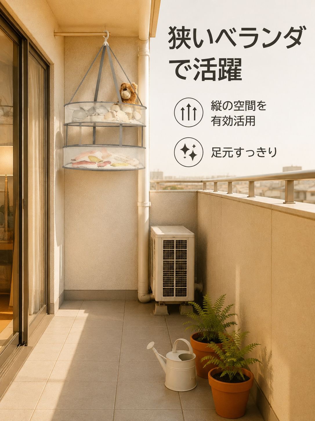 折りたたみ式下着用ランドリーバスケット