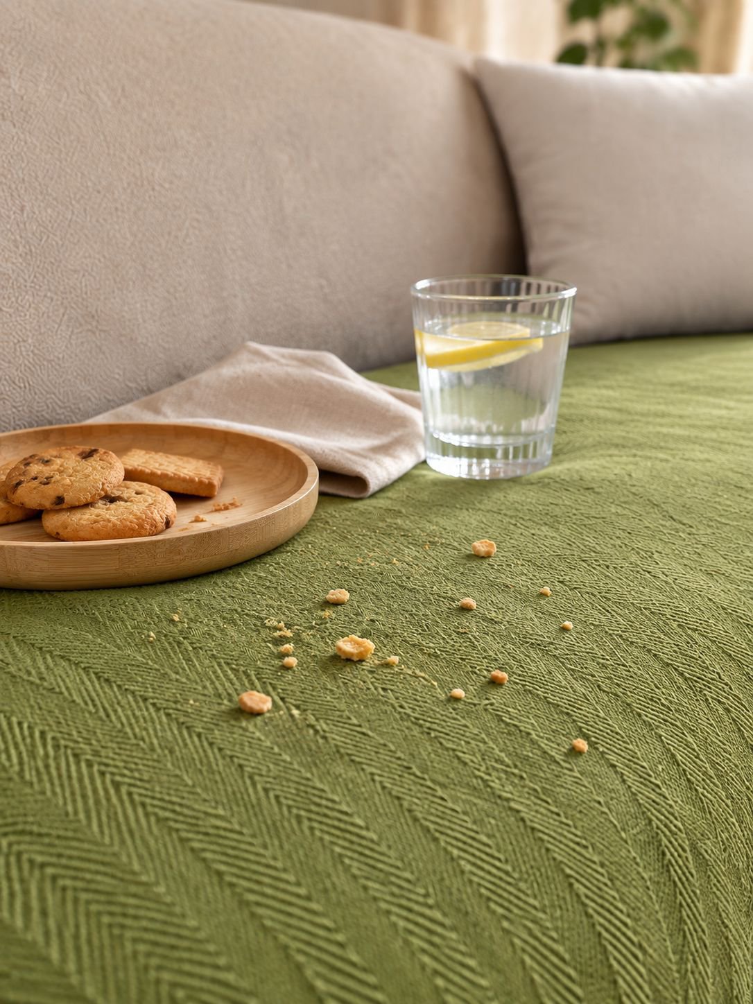 Neue rutschfeste Sofaüberwurf- und Sitzkissenbezüge