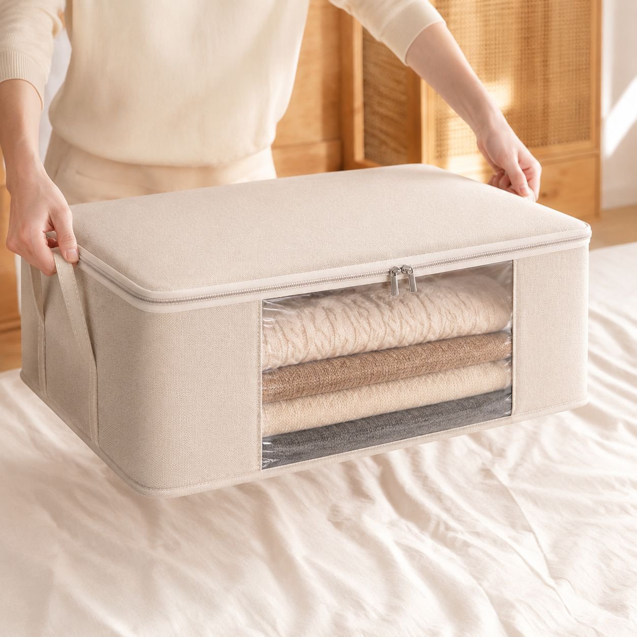 Stackable storage containers for maximizing space
