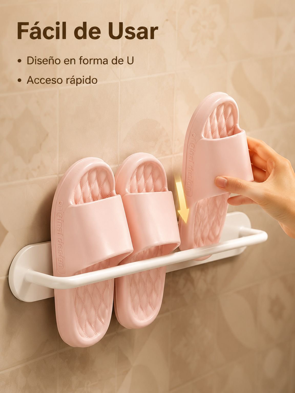 Organizador de zapatos doméstico con drenaje